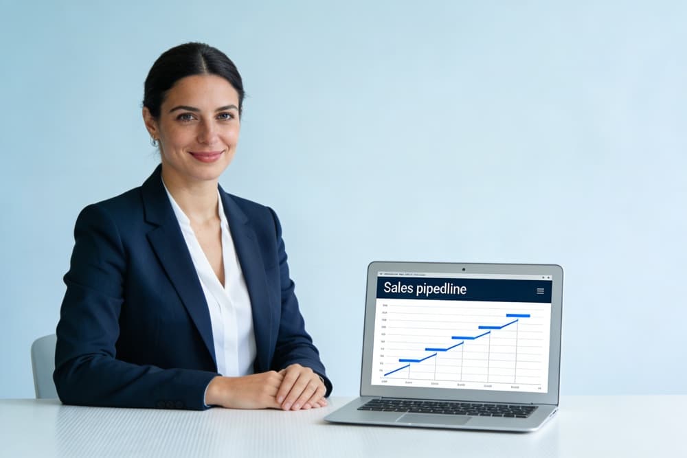 Dashboard di un CRM enterprise complesso a confronto con un CRM flat italiano: alternativa a Salesforce per PMI con Meeting Bot AI, pricing prevedibile e setup veloce